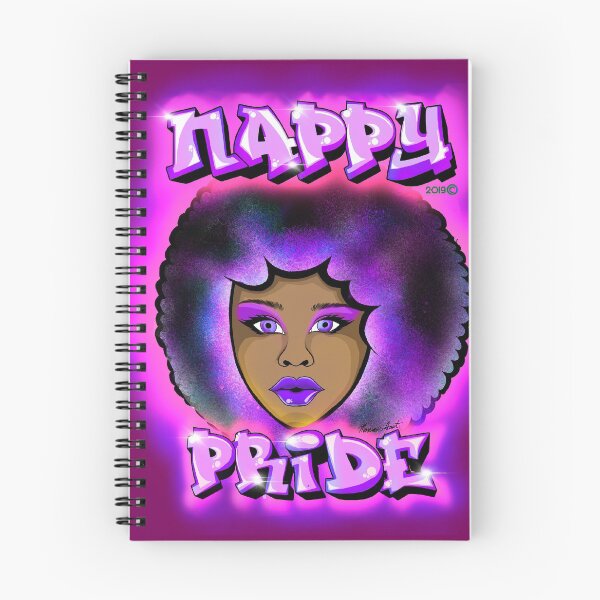 Item preview, Nappy Pride: Afro Woman Purple Mi Familia Series  designed and sold by Maximus Gaut.