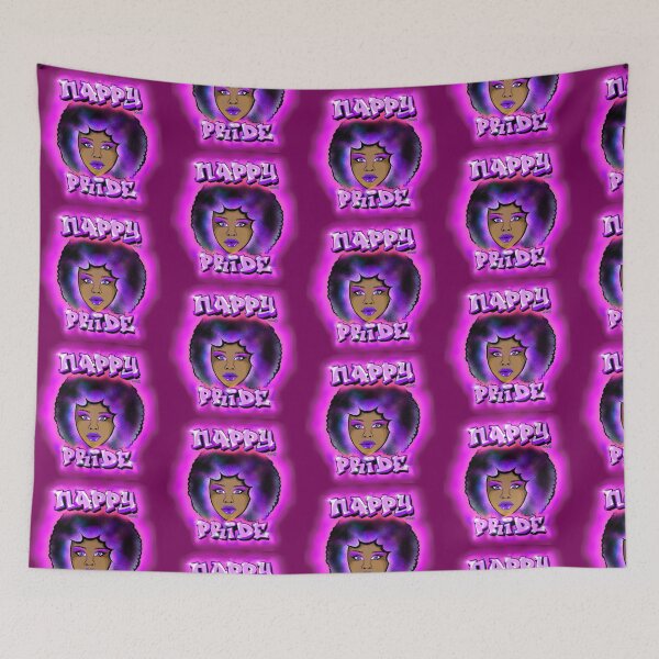 Item preview, Nappy Pride: Afro Woman Purple Mi Familia Series  designed and sold by Maximus Gaut.