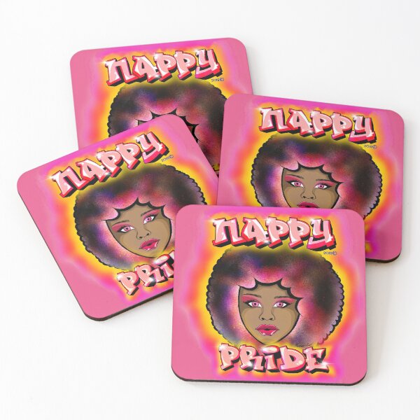 Item preview, Nappy Pride: Afro Woman Pink Mi Familia Series  designed and sold by Maximus Gaut.