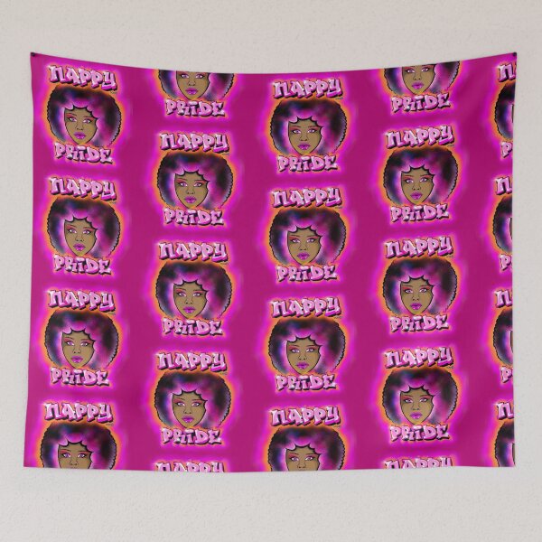 Item preview, Nappy Pride: Afro Woman Hot Pink Mi Familia Series  designed and sold by Maximus Gaut.