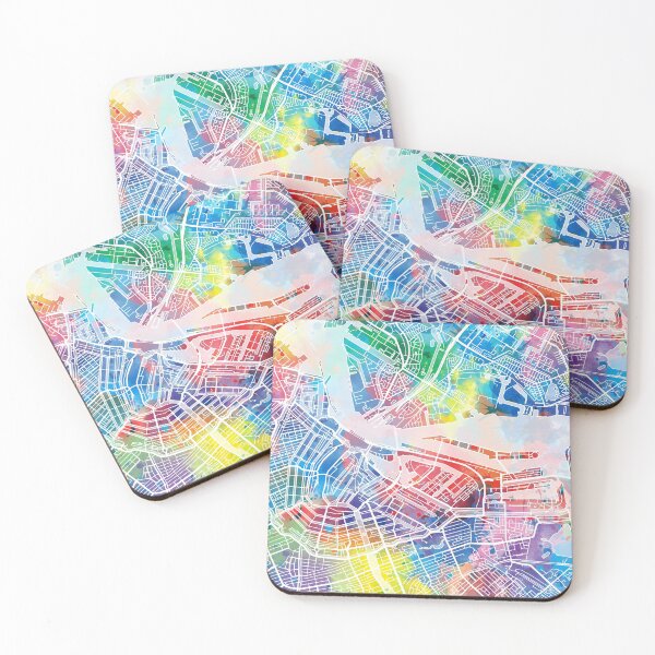 Item preview, amsterdam map designed and sold by BekimART2.