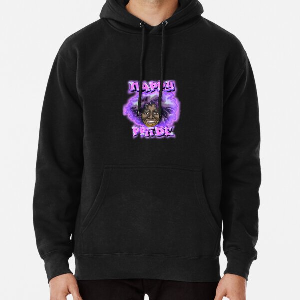 Nappy Pride: SilverFoxy Purple Mi Familia Series Pullover Hoodie