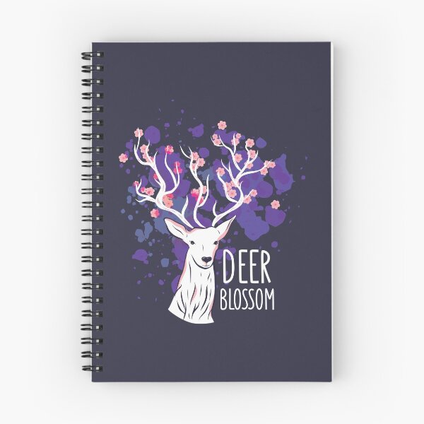 Item preview, Deer cherry blossoms designed and sold by DerSenat.