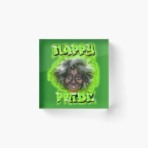 Item preview, Nappy Pride: SilverFoxy Green Mi Familia Series  designed and sold by Maximus Gaut.