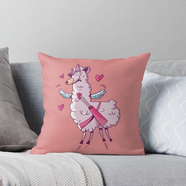 Item preview, Cupid Lama, Valentine's Day designed and sold by DerSenat.