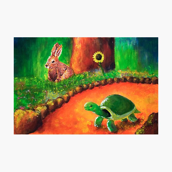 The Tortoise and the Hare Photographic Print