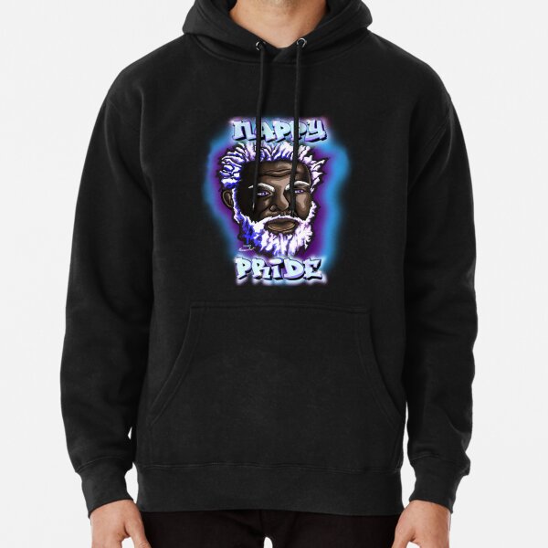 Nappy Pride: SexyFox Blue & Purple Mi Familia Series Pullover Hoodie