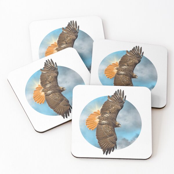 Item preview, Red Tail Hawk Flying | Sky Falcon | Falconry | Native American Inspired | Wildlife | Animals designed and sold by BlueNoseTrading.