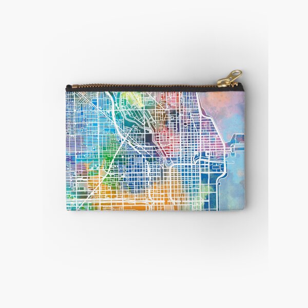 Item preview, chicago map designed and sold by BekimART2.