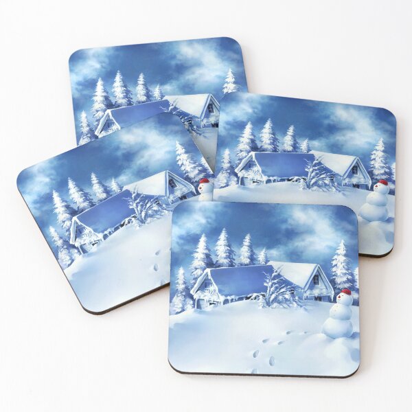 Item preview, Snowed in Cabin with a Snowman designed and sold by ArtofYorugami.
