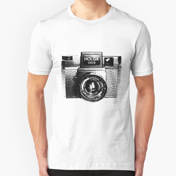 Holga 120S Black (Big) Slim Fit T-Shirt