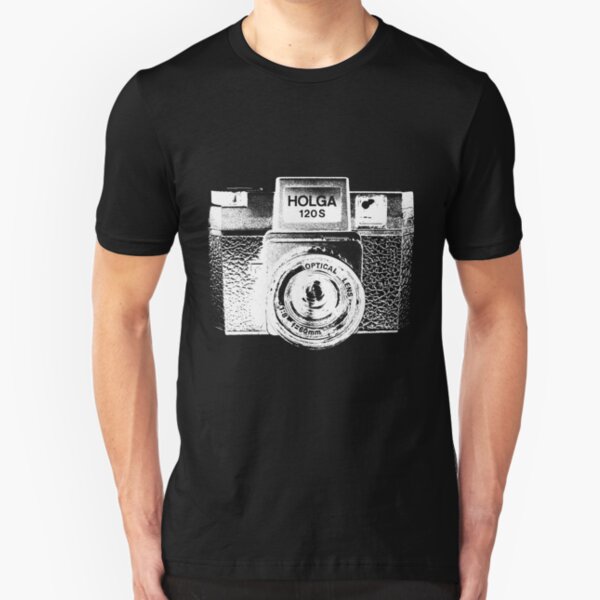 Holga 120S White (Big) Slim Fit T-Shirt