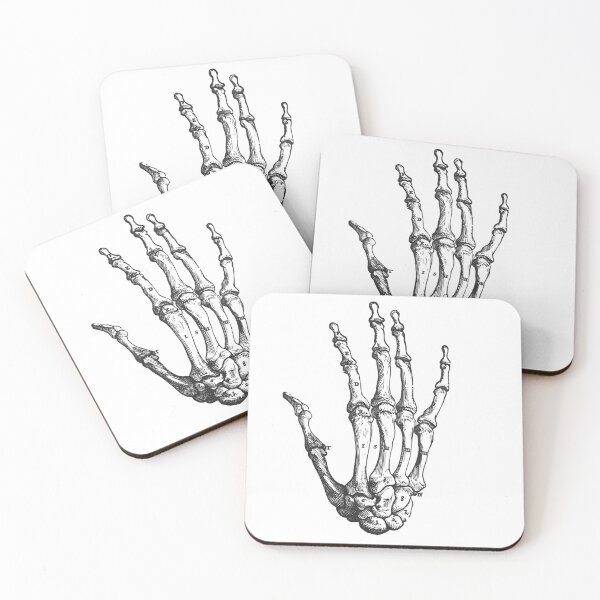 Item preview, Skeleton Hand anatomical drawing illustration designed and sold by BoldDuck.