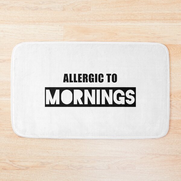 Item preview, Allergic To Mornings designed and sold by quoteedesigns.