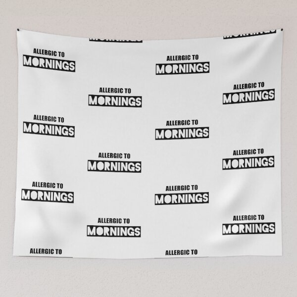 Item preview, Allergic To Mornings designed and sold by quoteedesigns.