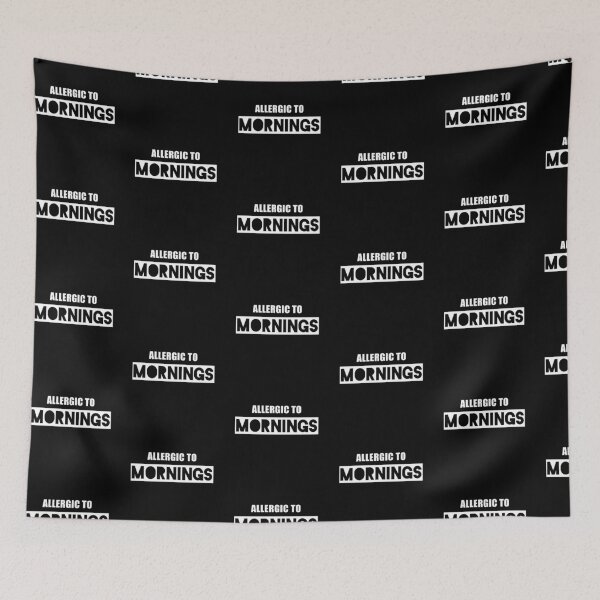 Item preview, Allergic To Mornings designed and sold by quoteedesigns.