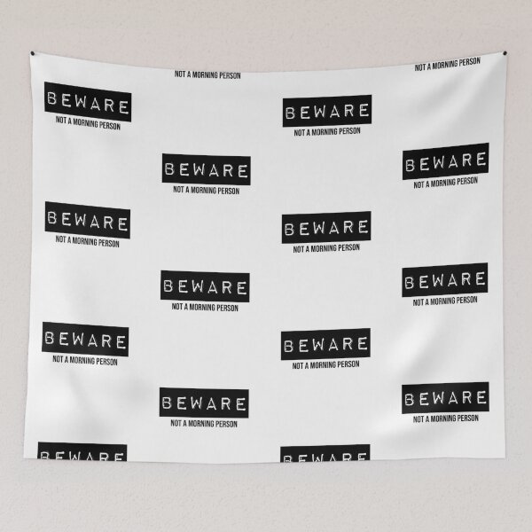 Item preview, Beware: Not a Morning Person designed and sold by quoteedesigns.