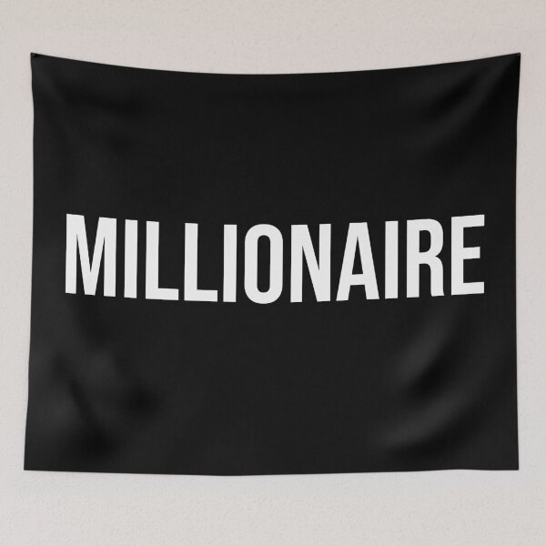 Item preview, Millionaire | Typography designed and sold by rsty11.