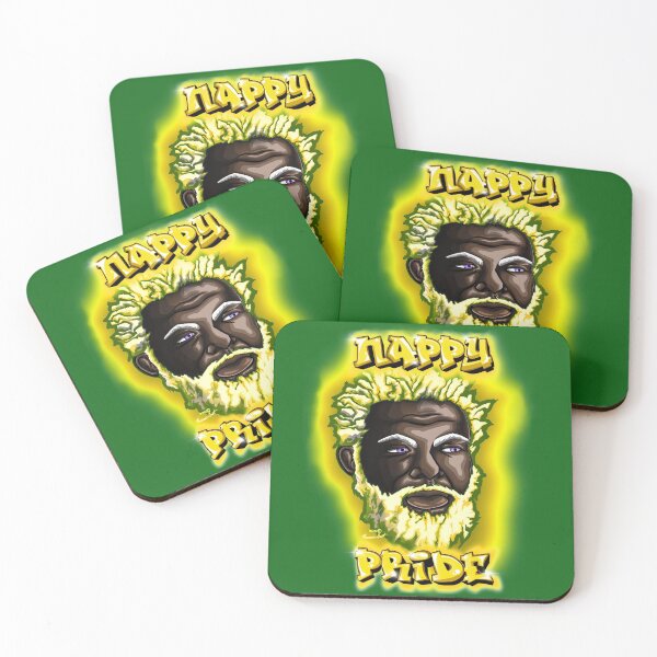 Item preview, Nappy Pride: SexyFox Green & Gold Mi Familia Series  designed and sold by Maximus Gaut.