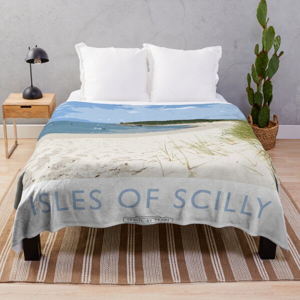 Isles of Scilly Throw Blanket