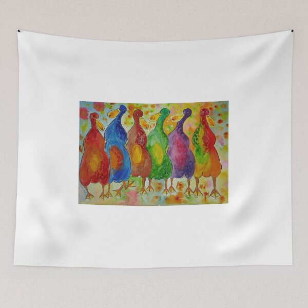 Item preview, Colourful Quirky Ducks designed and sold by Casimirasart.