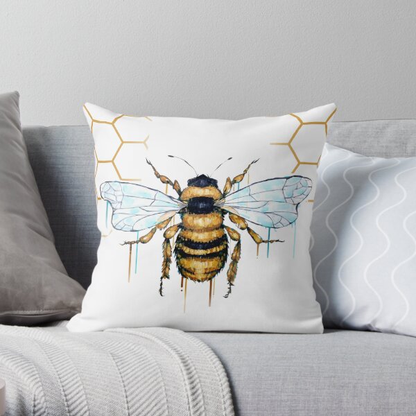 Bumble bee discount throw pillows