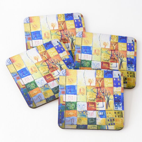 Item preview, Multicolor Fabric Wonderland Mosaic Art designed and sold by NeonAbstracts.