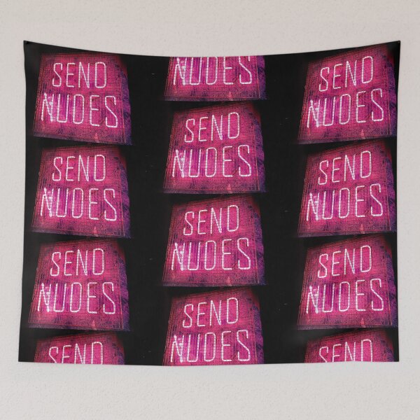 Item preview, Send Nudes Neon sign designed and sold by zombierenn.