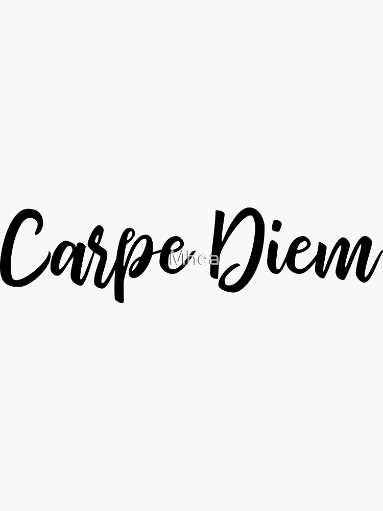 carpe diem stickers