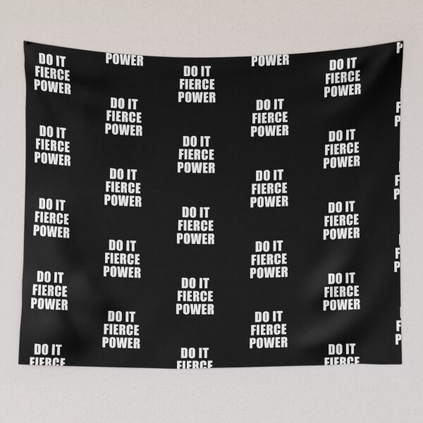 Item preview, Do It Fierce Power (Black) designed and sold by quoteedesigns.