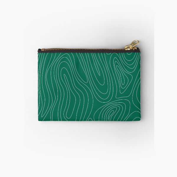 Item preview, White and bottle green abstract pattern designed and sold by kapotka.