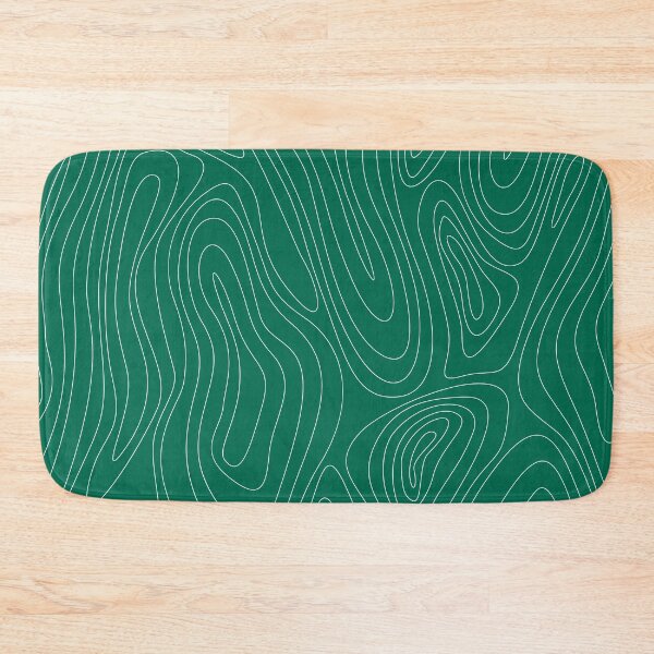 Item preview, White and bottle green abstract pattern designed and sold by kapotka.