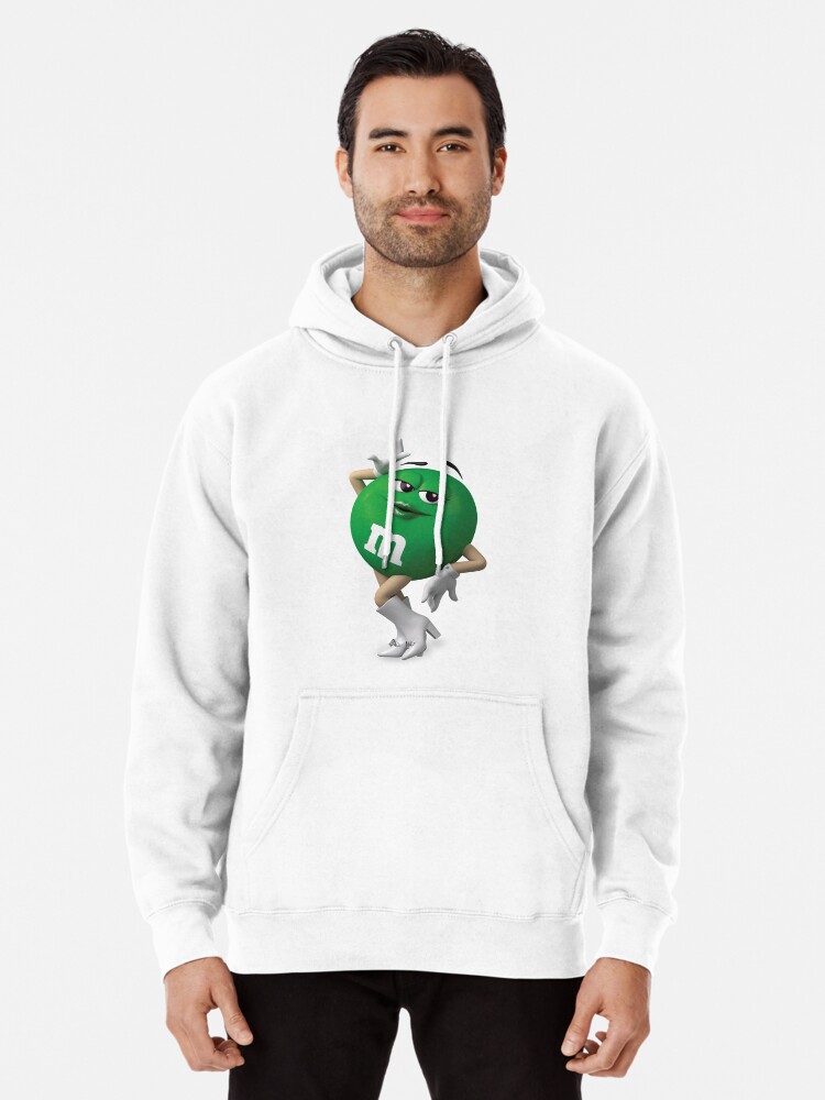 Green m&m sales hoodie