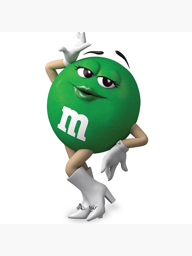 green m&m bag