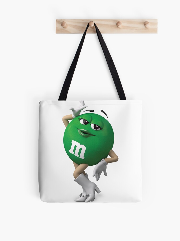 green m&m bag