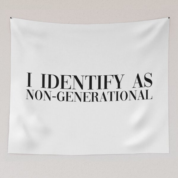 Item preview, I identify as non-generational designed and sold by Elizabeth Tibbe.