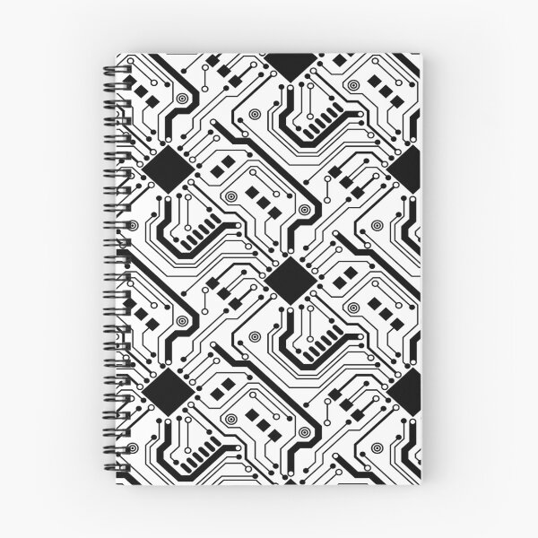 Item preview, Printed Circuit Board - Black on White designed and sold by Hodgepodge Bricolage.