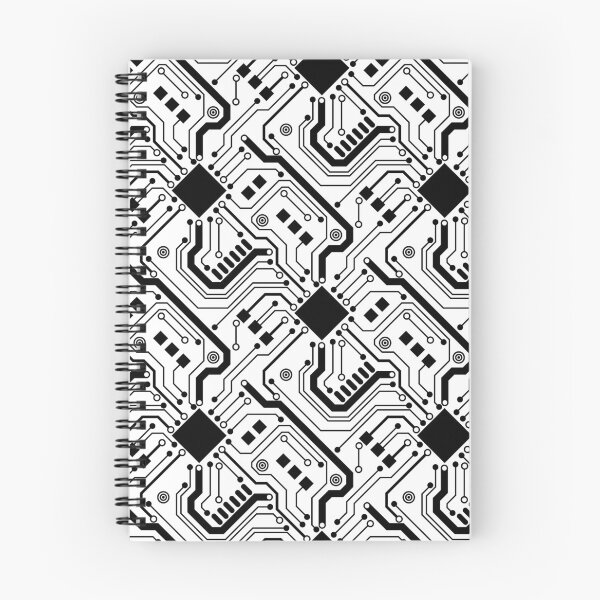 Item preview, Printed Circuit Board - Black on White designed and sold by Hodgepodge Bricolage.