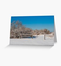 Winter scene Greeting Card