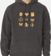 Sudadera con capucha Emblemas extraños