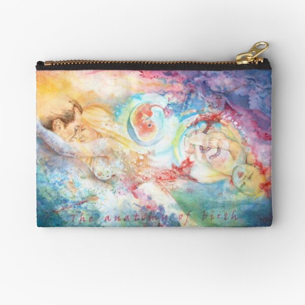 The Anatomy of Birth Zipper Pouch