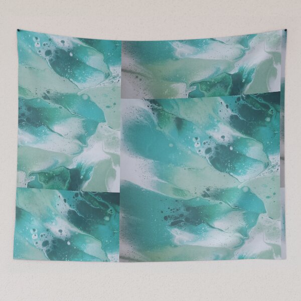 Item preview, The Green Dip 2 - Abstract Acrylic Art designed and sold by AHobbyAJob.