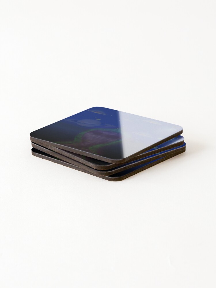 Thumbnail 4 of 5, Coasters (Set of 4), Alien Artifact In Space designed and sold by JetStreamART.