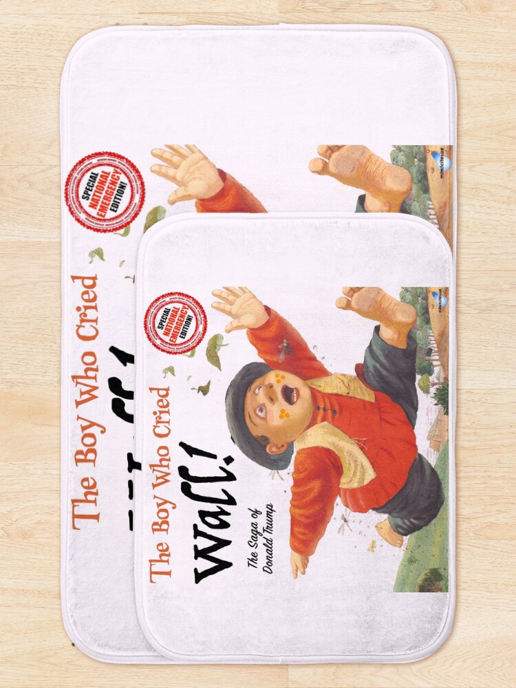Alternate view of The Boy Who Cried Wall! Bath Mat