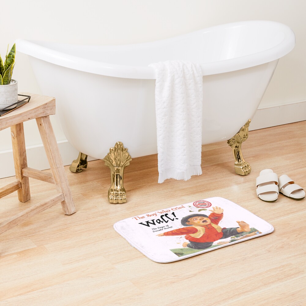 The Boy Who Cried Wall! Bath Mat