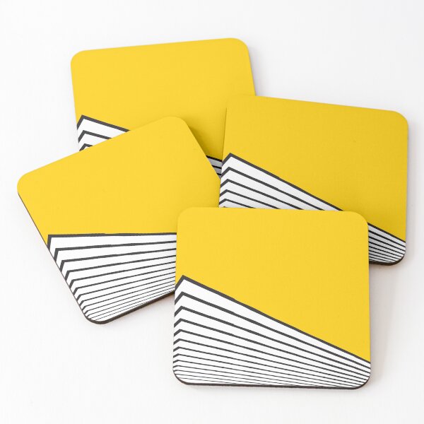 Item preview, Yellow  abstract paint lineart designed and sold by Carolina Salazar.