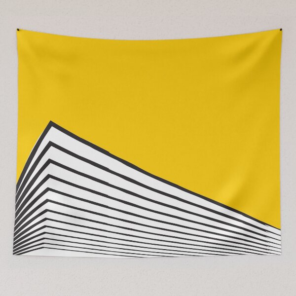 Item preview, Yellow  abstract paint lineart designed and sold by Carolina Salazar.