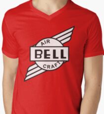 Bell Aircraft Company Retro Logo Men's V-Neck T-Shirt