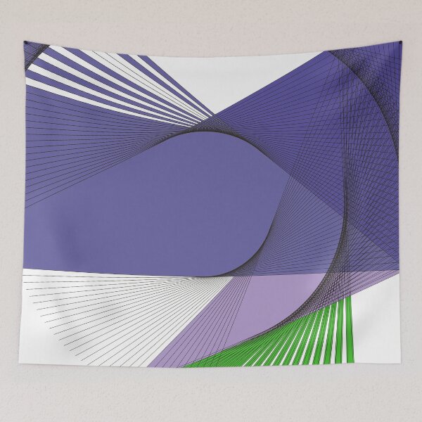 Item preview, Abstract geometric purple  designed and sold by Carolina Salazar.