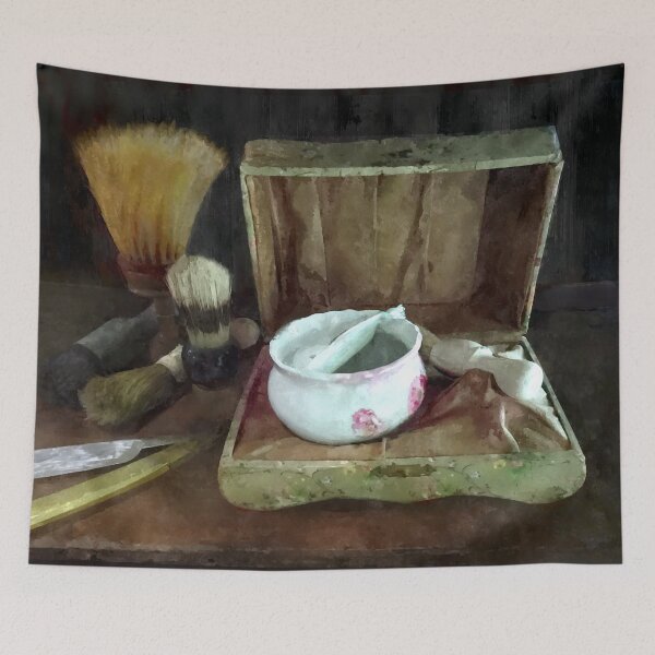Item preview, Shaving Mug and Shaving Brushes designed and sold by Susan Savad.